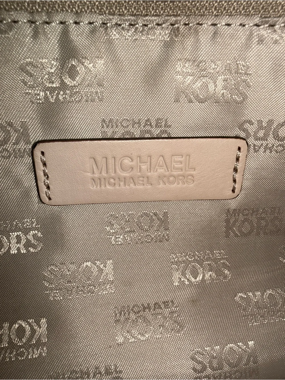 Michael Kors Pebbled Leather Shoulder Bag – Luggage Brown | Gold-Tone Hardware